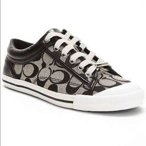 Coach Francesca Sneakers Black and White
